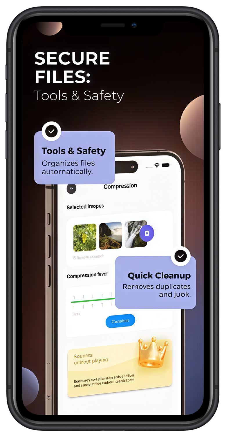 Secure Files App Interface